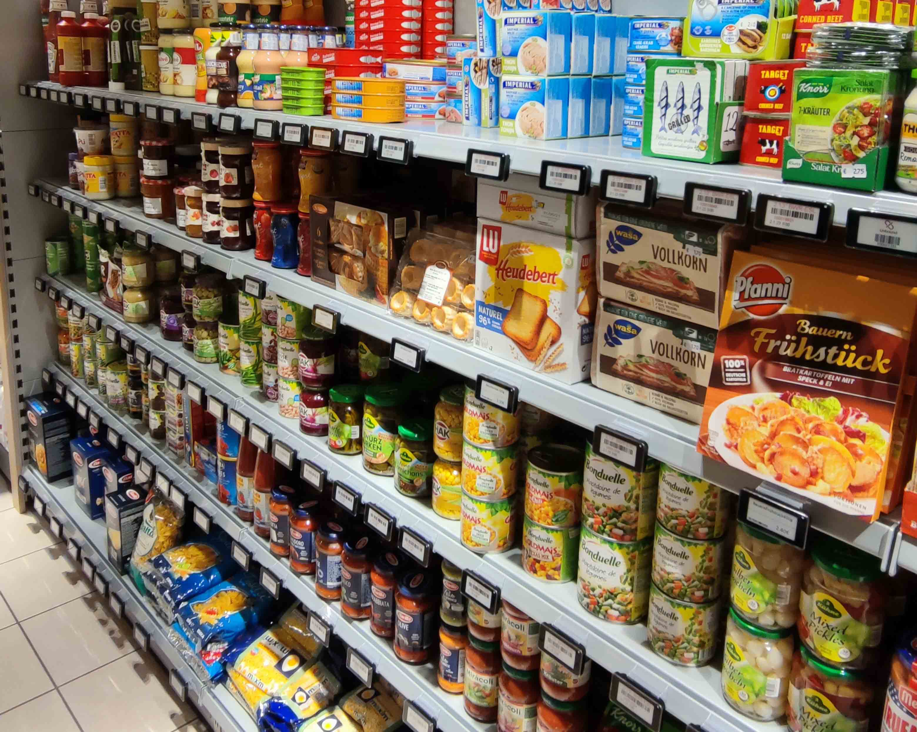 electronic price display supermarket