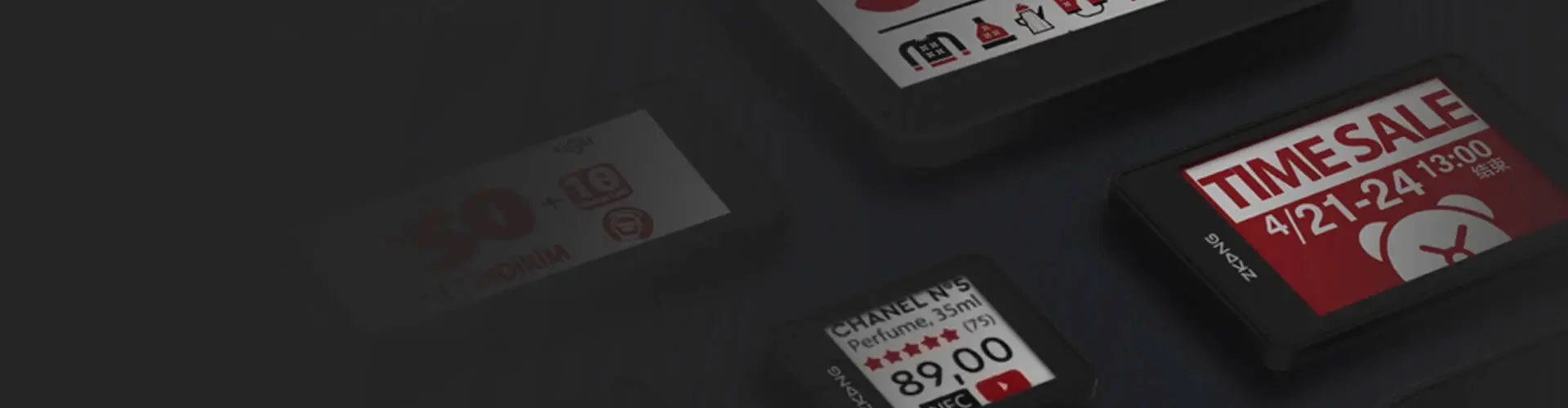 ZKONG Shield Retail Store Shelf Labels