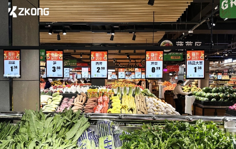 grocery digital signage
