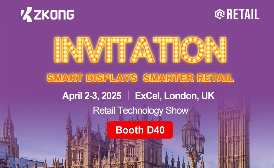 Join ZKONG at Retail Technology Show 2025！