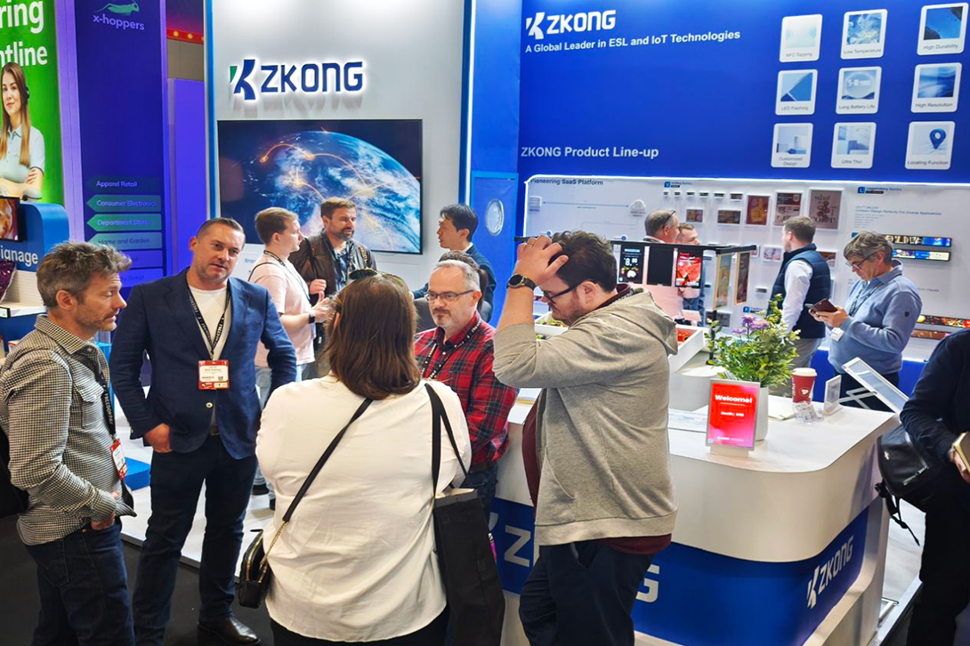zkong-showcases-full-suite-retail-display-solutions-at-retail-technology-show-2025