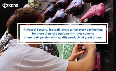 Fútbol Factory Upgrades Sports Retail with ZKONG Electronic Shelf Labels