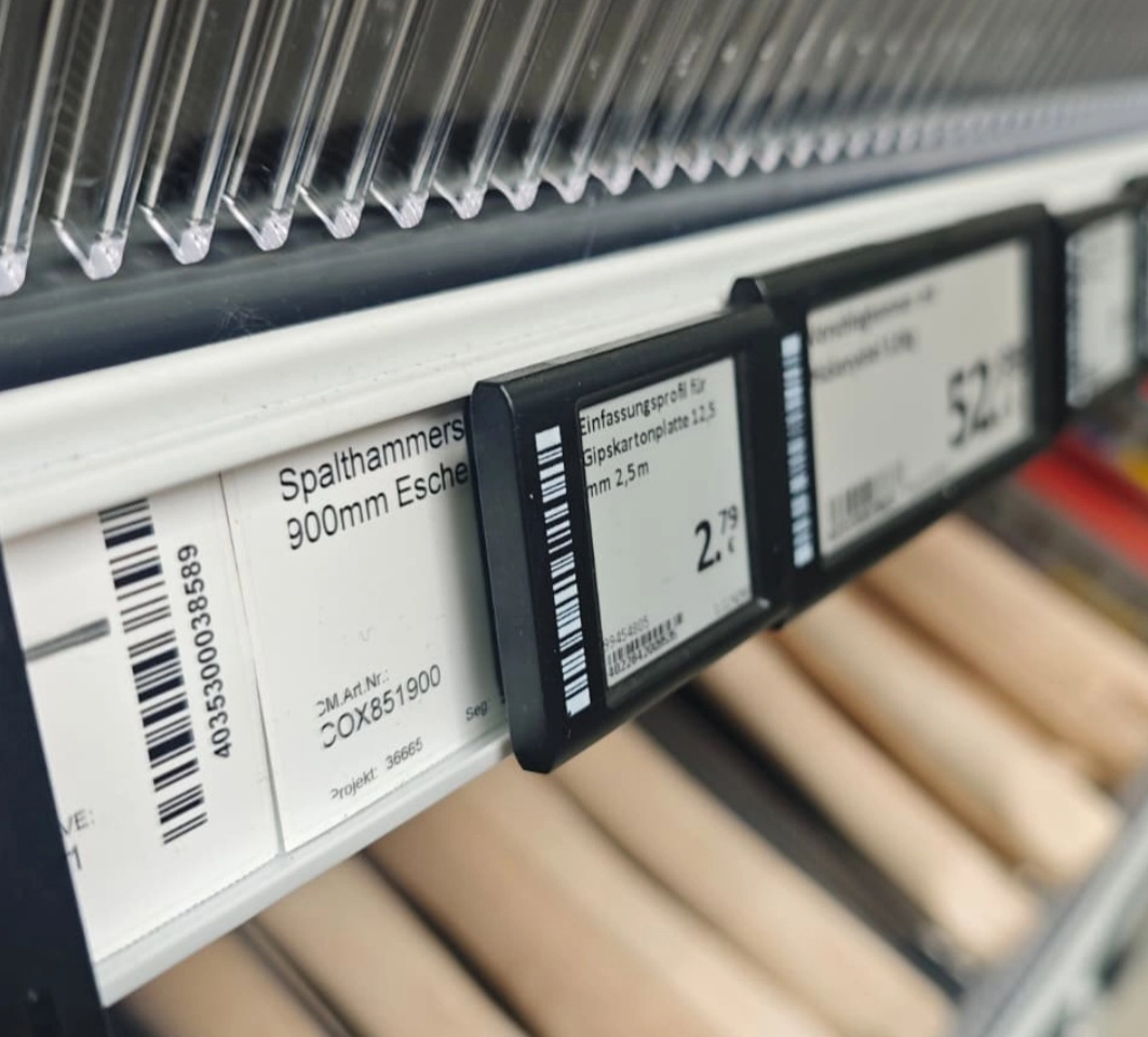 Electronic Shelf Labels & Digital Signage for DIY and Hardware Stores