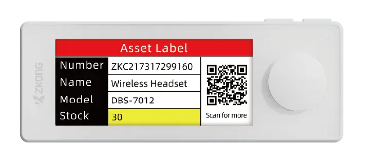 ZKC29B-J | 2.9'' Dot Matrix EPD Graphic Screen ESL