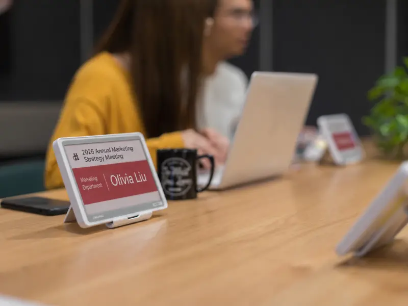 Prepare personalized information for visitors, speakers, attendees, and temporary guests.
